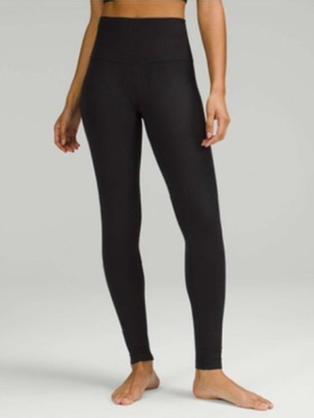 lululemon Align™ High-Rise Ribbed Pant 28"- size 4 black